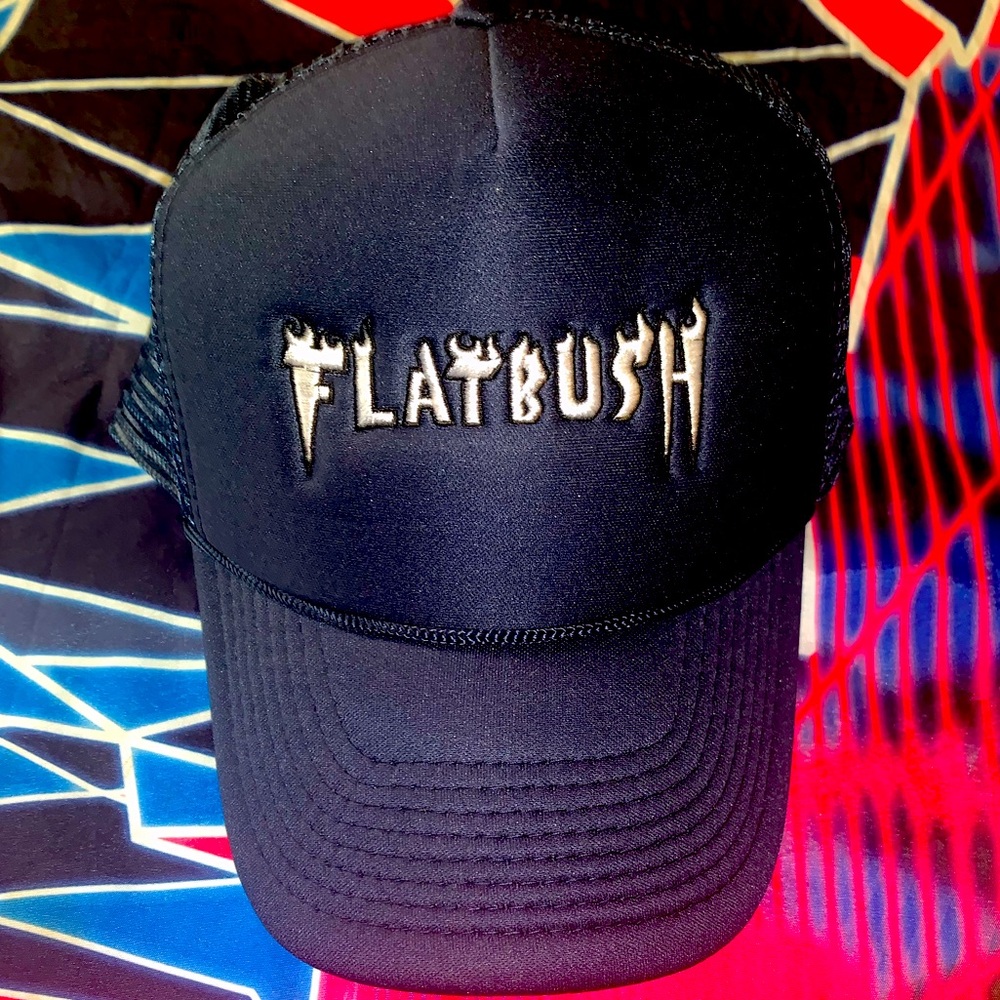 Flatbush Navy/White rsmxnyc 90’s Trucker